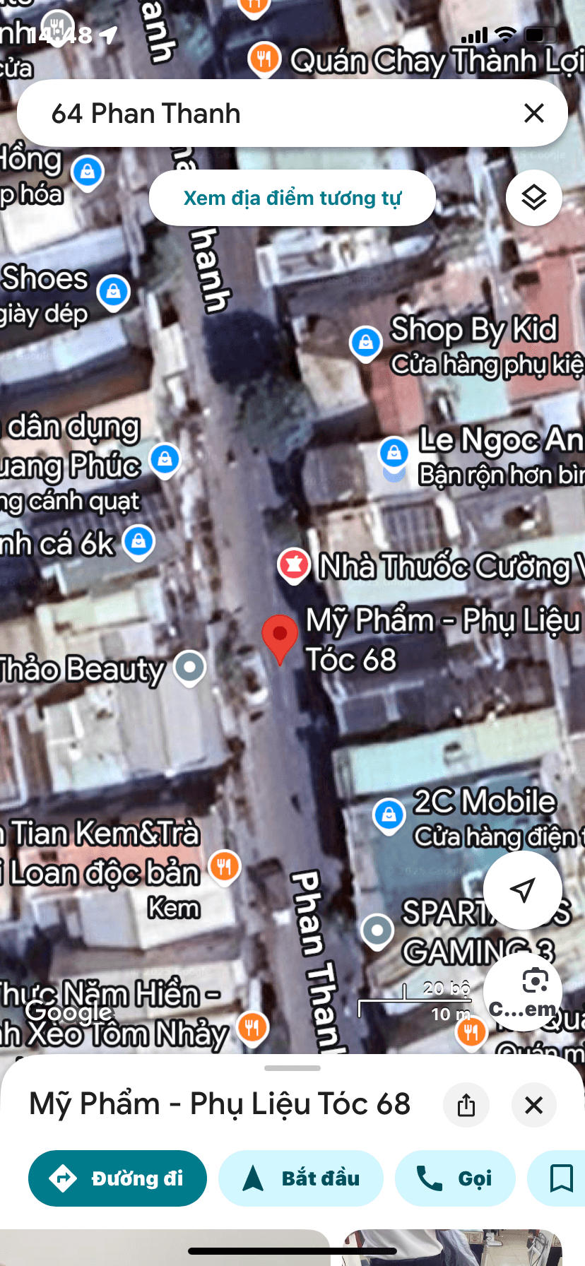 Mặt bằng kinh doanh diện tích 36m² tại Phan Thanh, quận Hải Châu, không phù hợp ăn uống