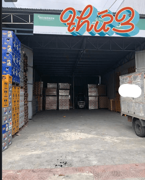 Cho thuê mặt bằng 2 lô liền kề 204m2 tại Thái Văn Lung, phù hợp kinh doanh và kho