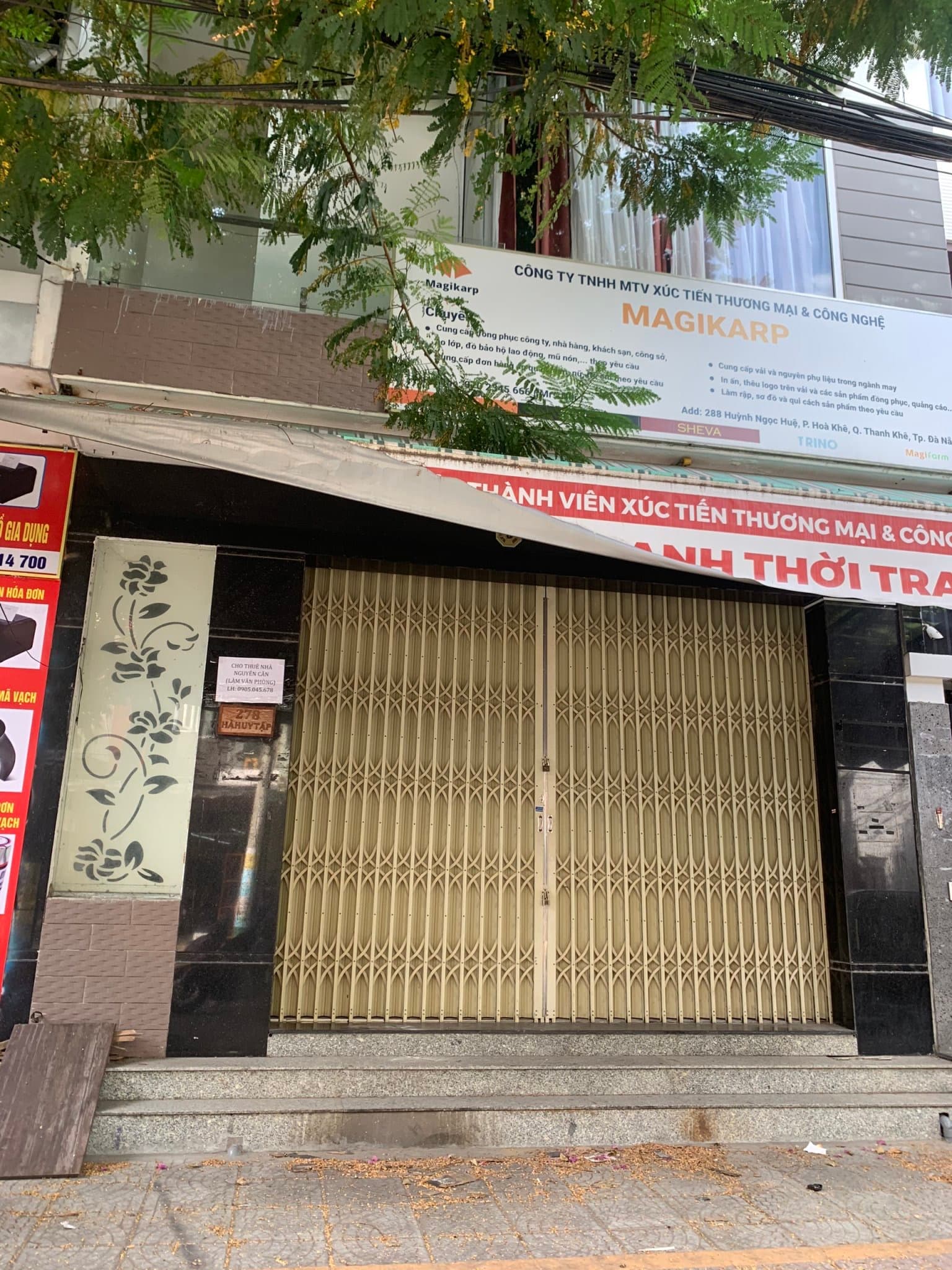 Nhà nguyên căn 3 tầng diện tích 72m2 tại Hà Huy Tập, phù hợp làm văn phòng