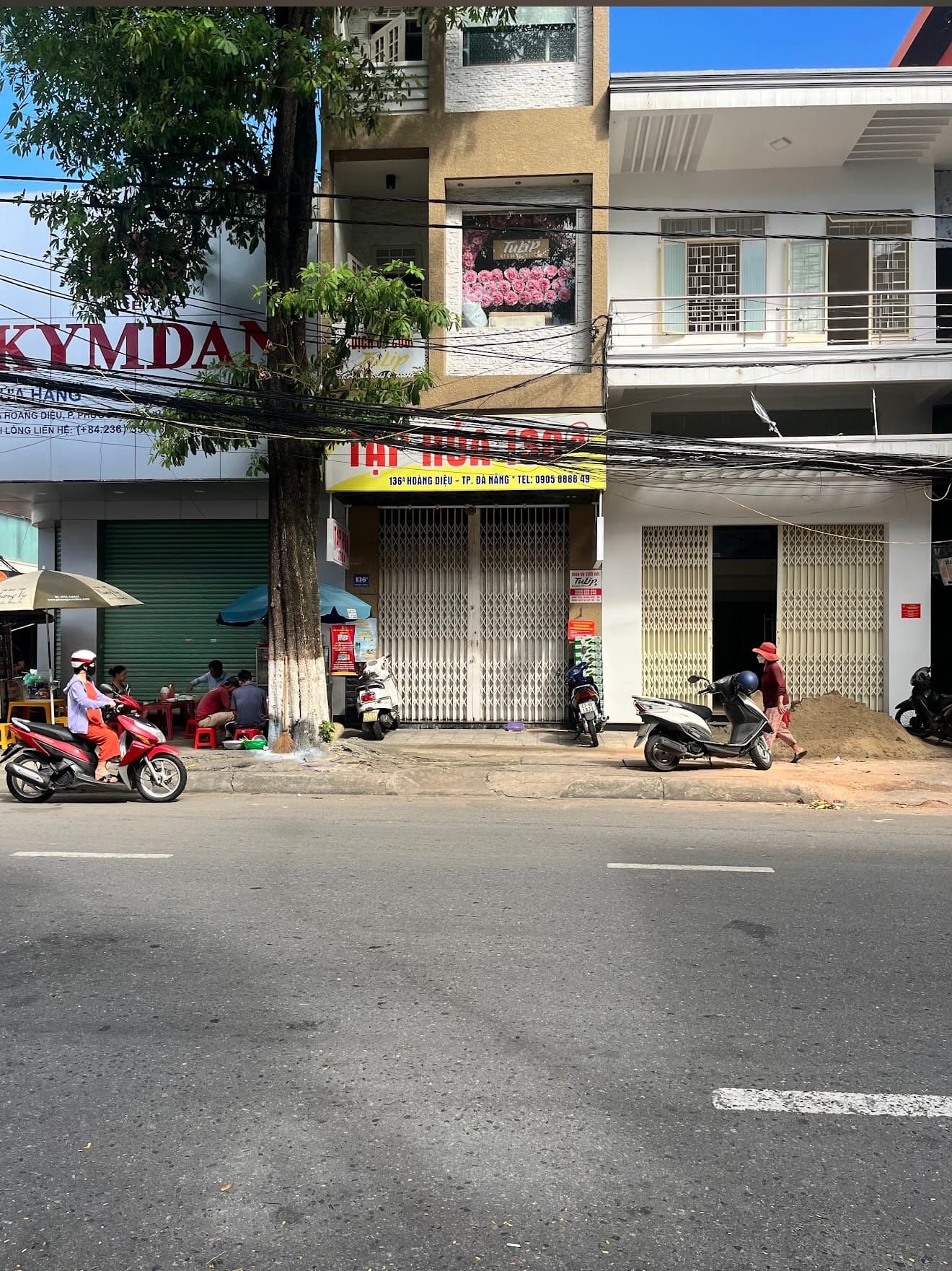 Nhà nguyên căn 4 tầng diện tích 64m², trống suốt, phù hợp kinh doanh tại Hoàng Diệu