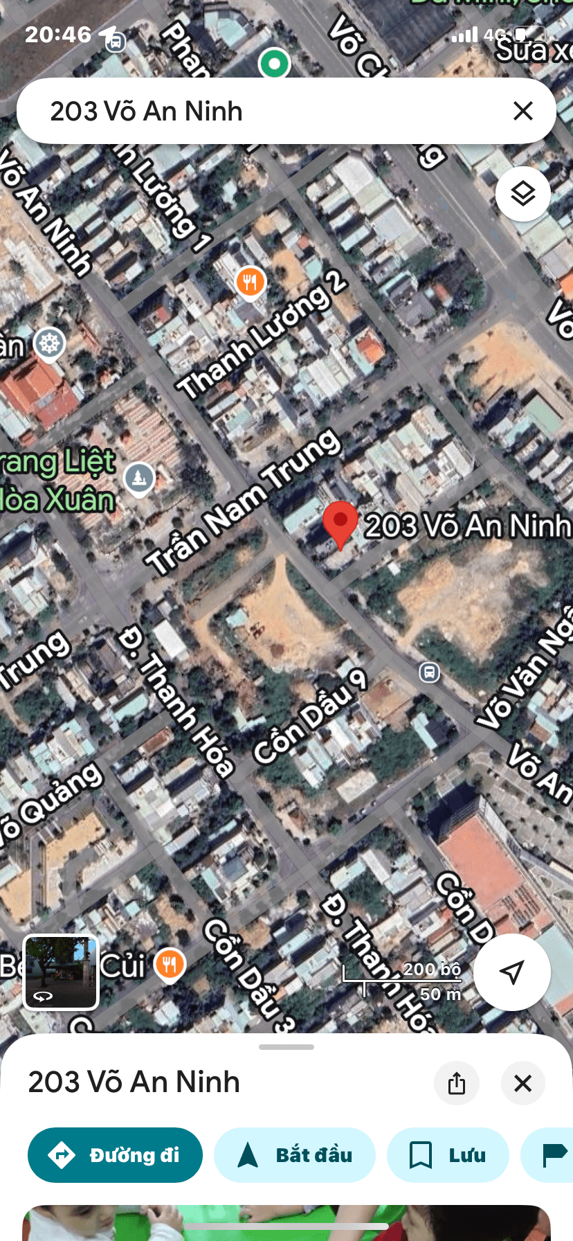 Mặt bằng tầng 1 lô góc 156m2 tại Võ An Ninh, Cẩm Lệ, phù hợp kinh doanh và văn phòng - Ảnh 1