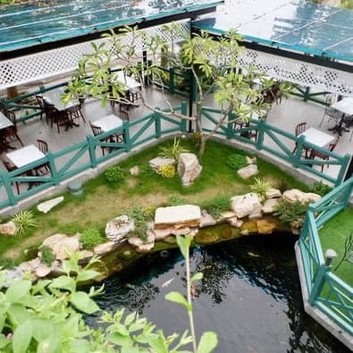 Mặt bằng kinh doanh 2 tầng đường Thăng Long, view sông, sân vườn hồ cá - Ảnh 5