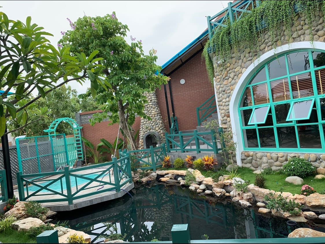 Mặt bằng kinh doanh 2 tầng đường Thăng Long, view sông, sân vườn hồ cá - Ảnh 6