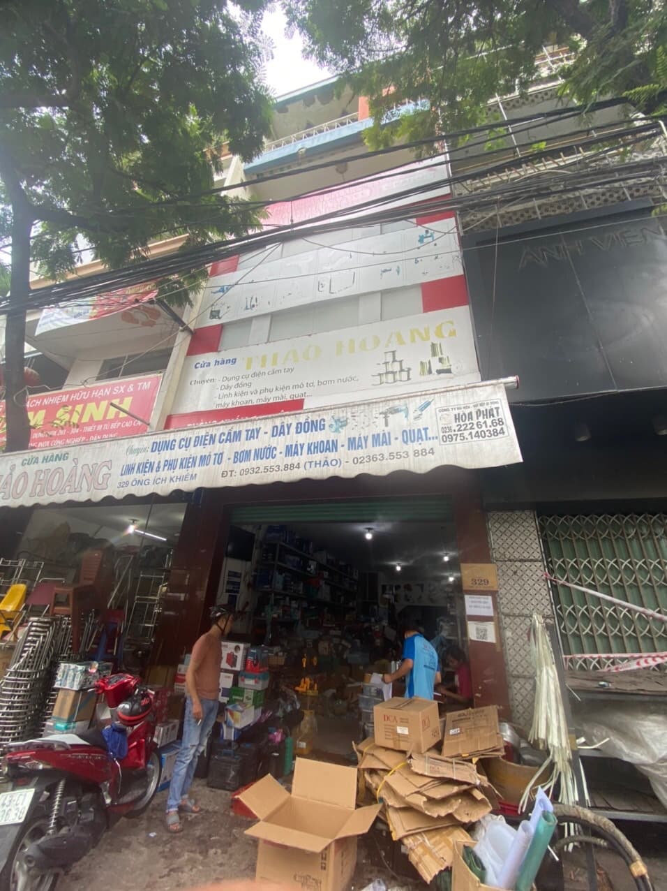 Nhà nguyên căn 5 tầng đường Ông Ích Khiêm, diện tích 4,5x17m. - Ảnh 1