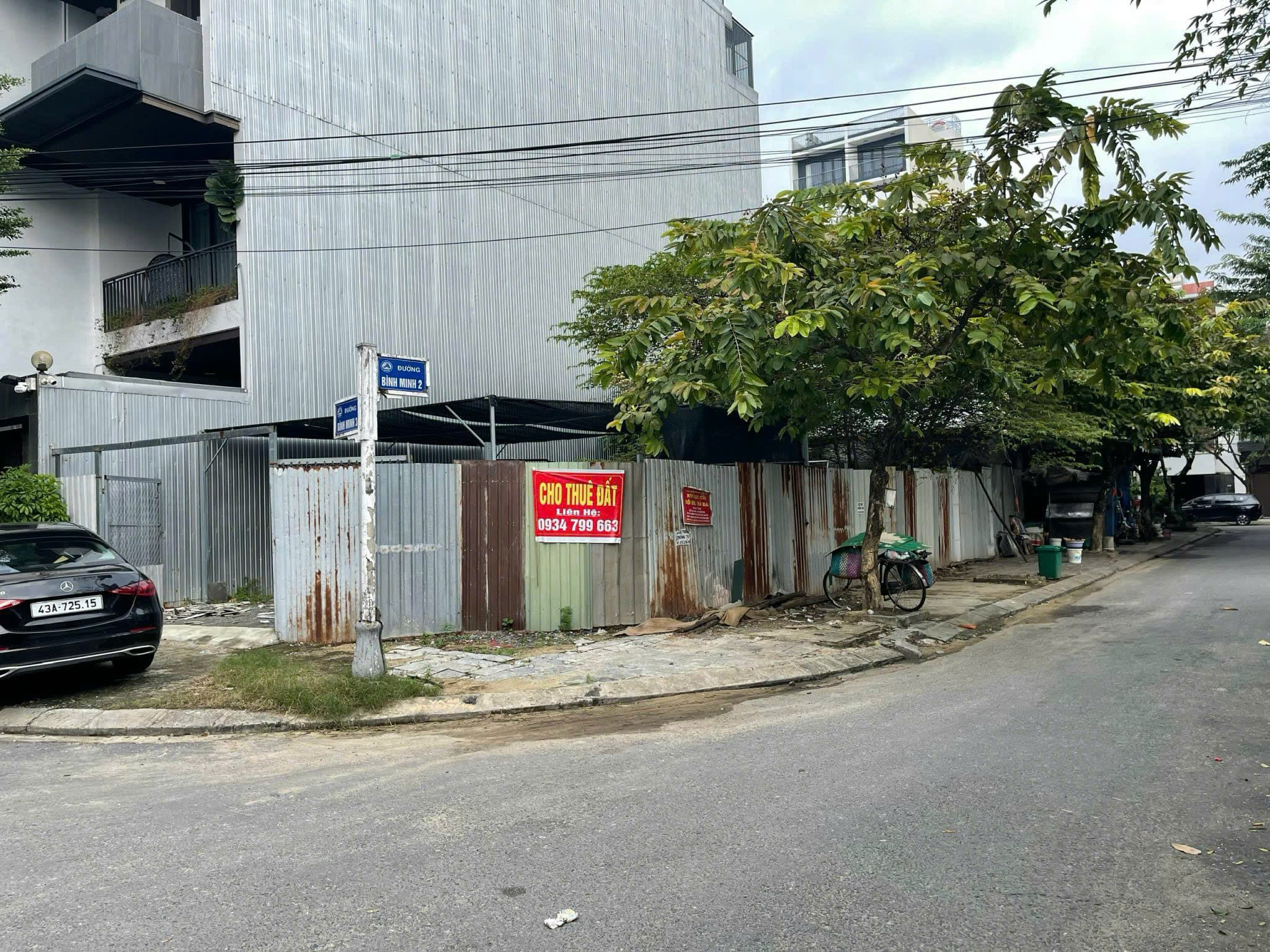 Cho thuê đất lô góc 2 mặt tiền Bình Minh 2 và Bình Minh 3, diện tích 152.8m2 - Ảnh 1