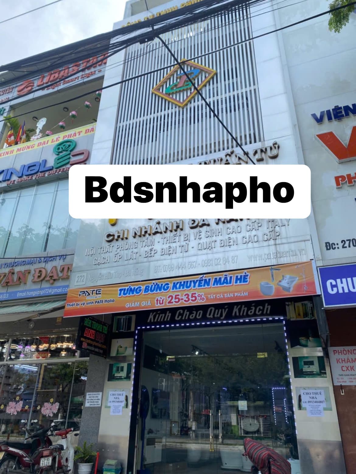 Nhà nguyên nguyễn hữu thọ căn 3 tầng diện tích 140m2 trống suốt, có 4 phòng ngủ, phù hợp kinh doanh - Ảnh 1