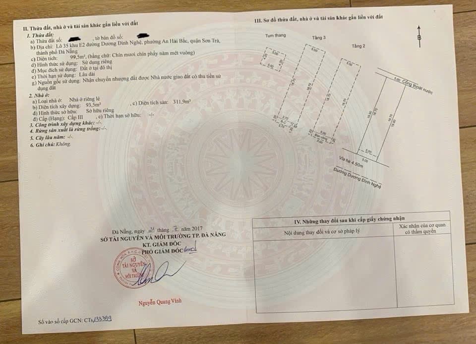 Nhà Nguyên Căn 3 Tầng Dương Đình Nghệ - Ảnh 1