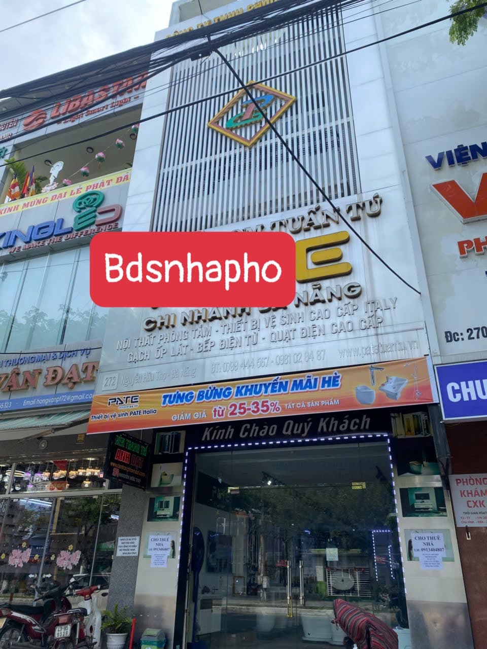 Cho thuê nhà Nguyễn Hữu Thọ 3 tầng - Ảnh 1