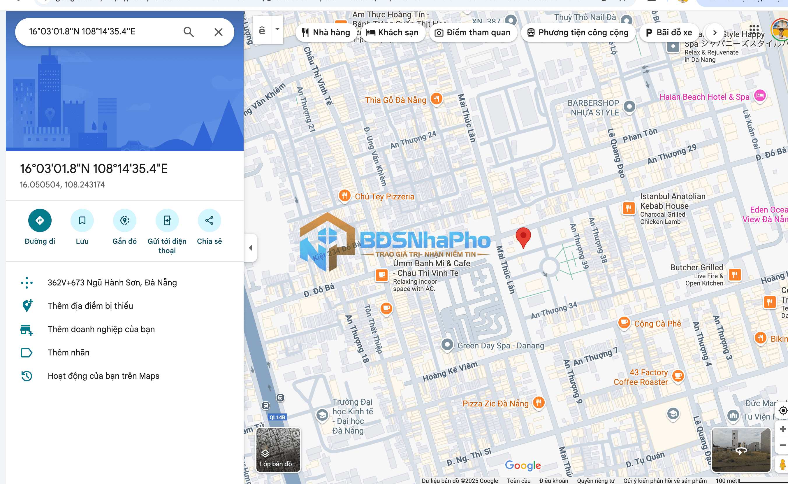 Đất ngang 10m an thượng 40 ngay gần lê quang đạo - Ảnh 1