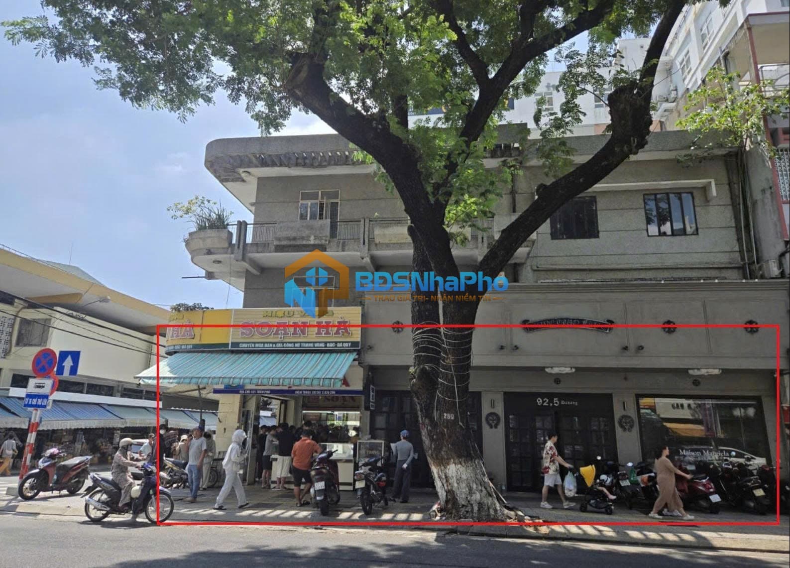 Mặt bằng lô góc 2MT Trần Phú - Chợ Hàn - Ảnh 1