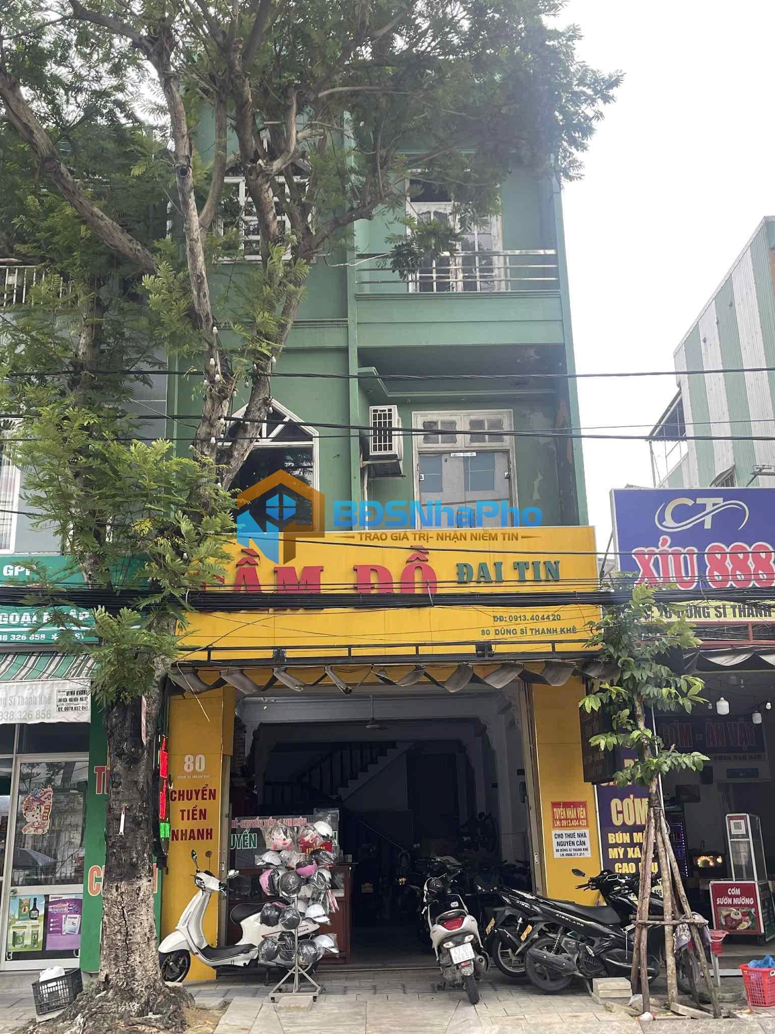 CHO THUÊ NHÀ NGUYÊN CĂN 3 TẦNG DT 90M2 TẠI DŨNG SỸ THANH KHÊ - Ảnh 1