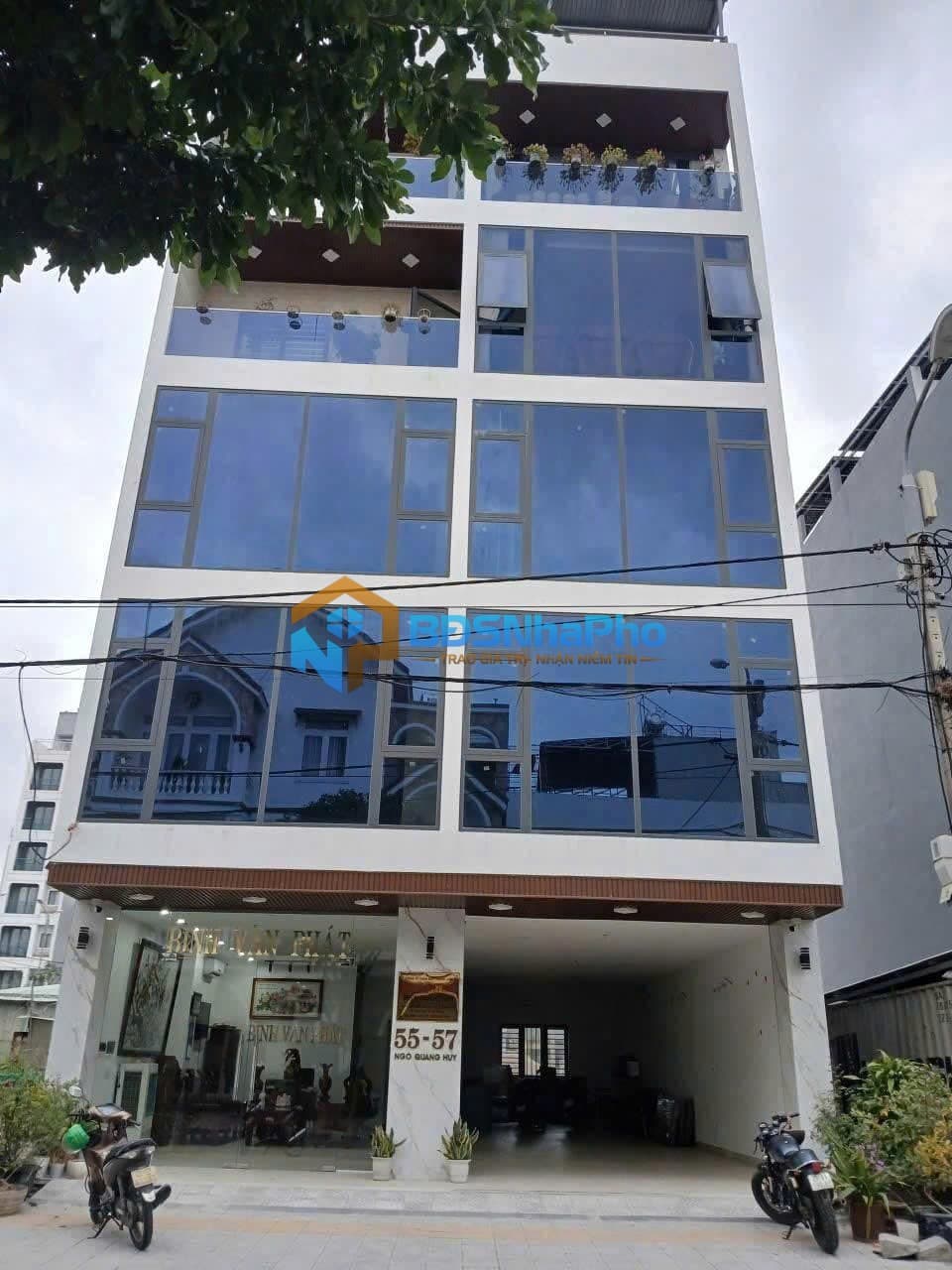 CHO THUÊ 3 TẦNG TRONG TOÀ NHÀ 5 TẦNG DT 180M2 TẠI NGÔ QUANG HUY - Ảnh 1