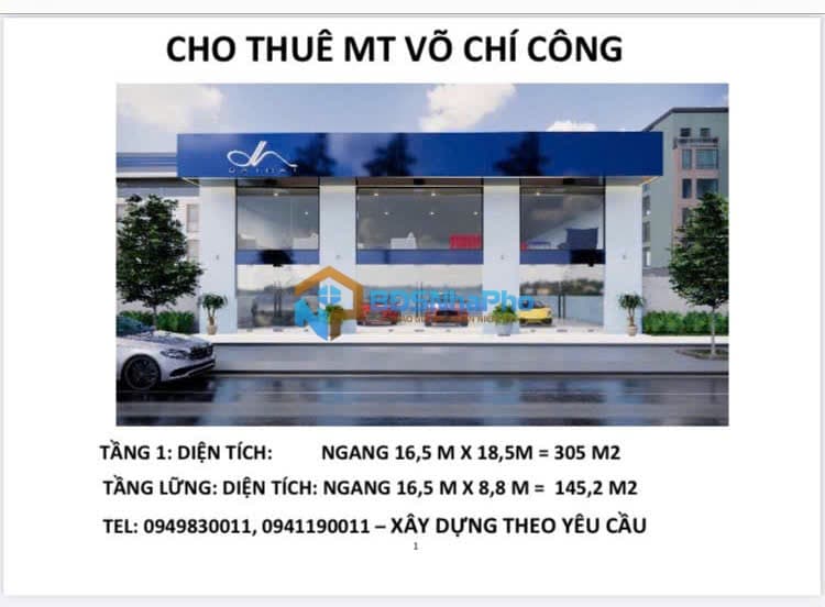 VÕ CHÍ CÔNG NGANG 16M MỚI NGANG NGÃ TƯ - Ảnh 1