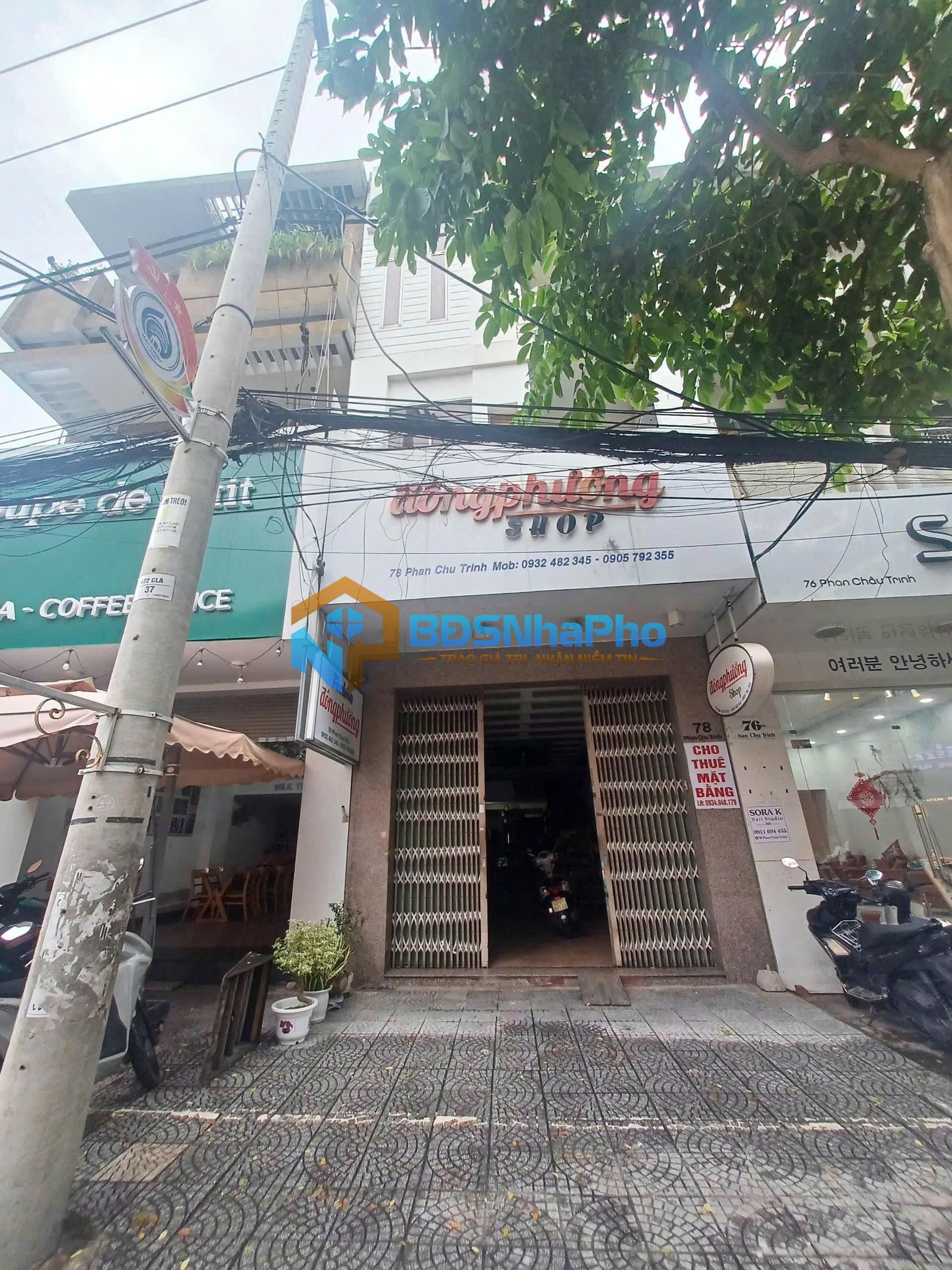 CHO THUÊ MẶT BẰNG TẦNG 1 - PHAN CHÂU TRINH - Ảnh 1