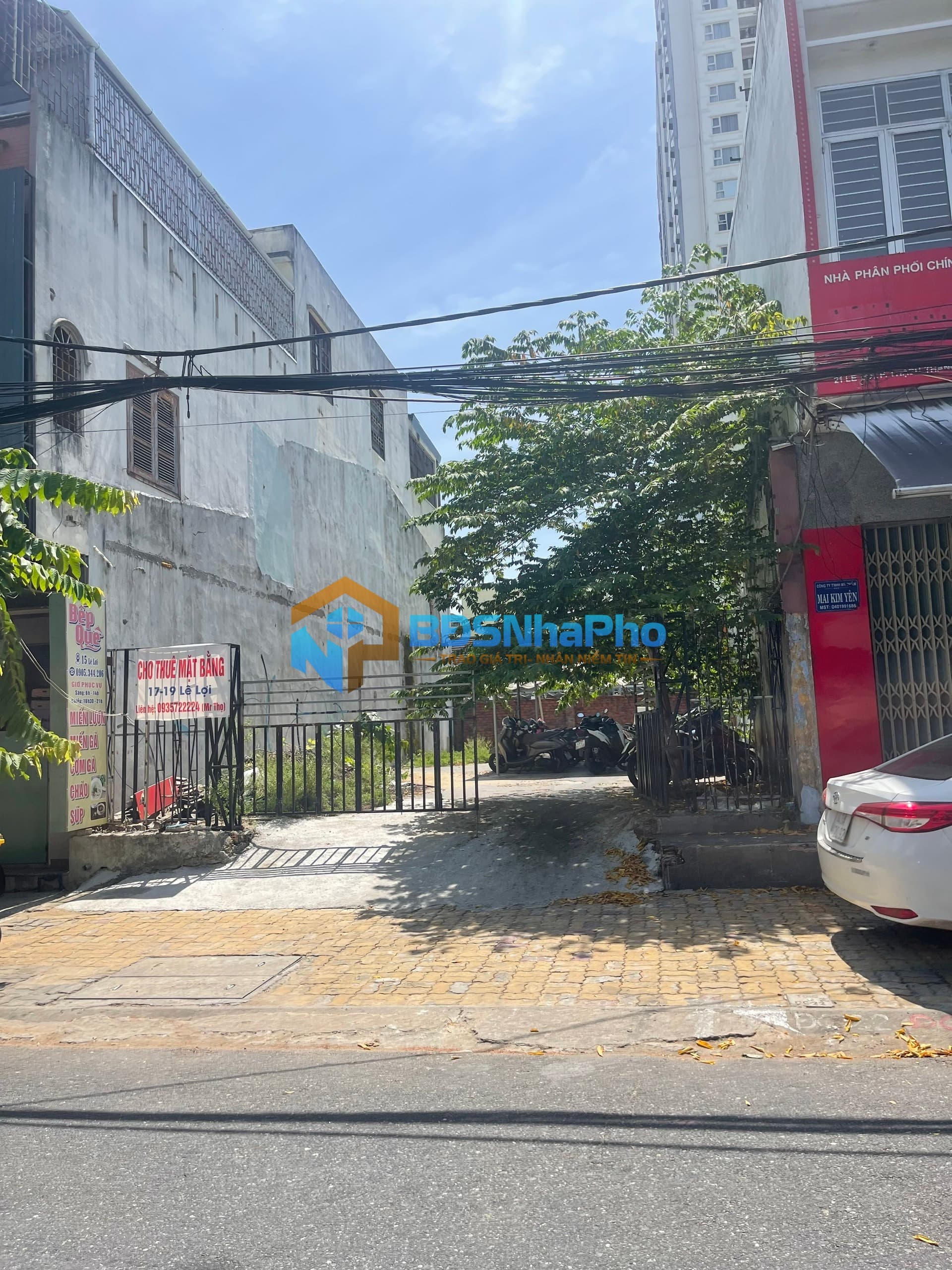 CHO THUÊ LÔ ĐẤT HẢI CHÂU NGANG 8M - Ảnh 1