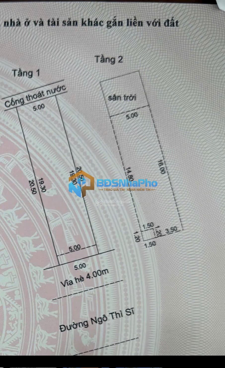 Cho thuê nhà 2 tầng địa chỉ số Ngô Thì Sĩ - Đà Nẵng Khu Phố Tây - Ảnh 2